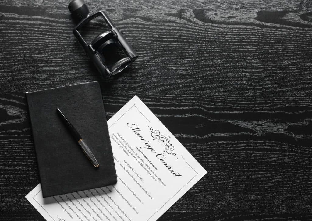marriage contract family lawyer